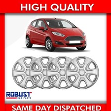 Cubierta de buje con ajuste de rueda 4 de 15" pulgadas para ford fiesta 8v21 1130 hb (2008+on)