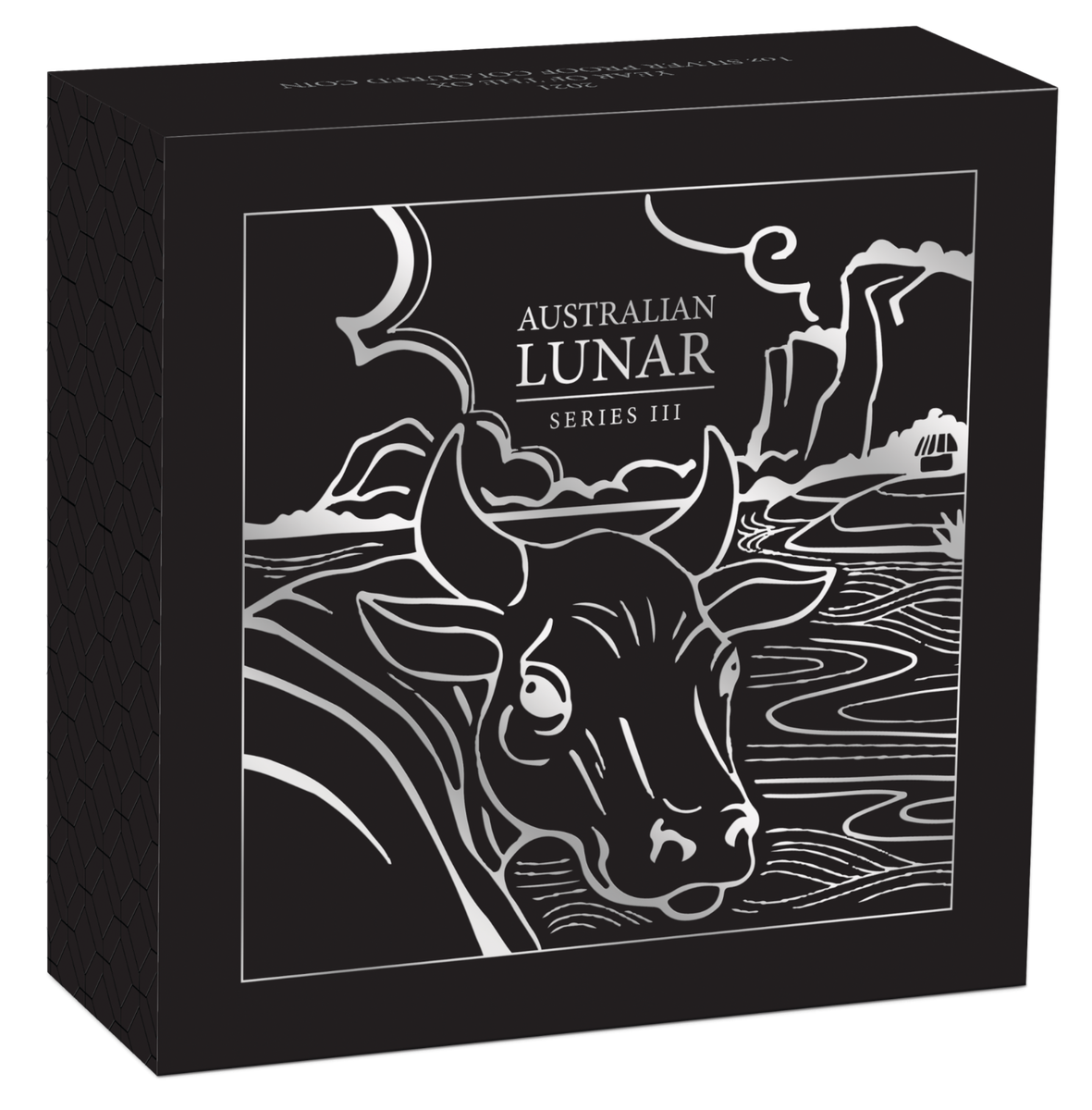 2021 Australia COLORED PROOF Lunar Year of the OX 1oz Silver $1