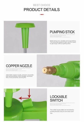 Pressure Sprayer 2 5 8 Litre Bottle Knapsack Weed Killer Garden Chemical Pump - 第 12/12 張圖片