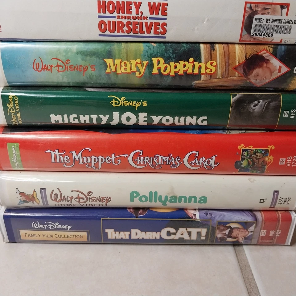 Lot of Disney VHS Tapes - Various Titles - Live Action - Vintage Foto 3 de 4