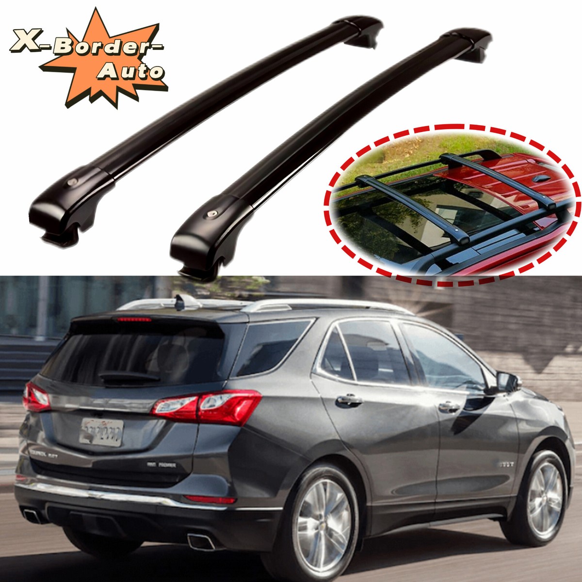 2019 Chevrolet Chevy Equinox Cross Bars Crossbar Fits For