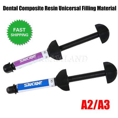 Résine Composite Dentaire Fluide A2/A3 - 4g En Seringue, Pour Laboratoire Ou Dentisterie
