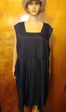 Woman's Size 5XL Navy Blue Sleeveless Dress 