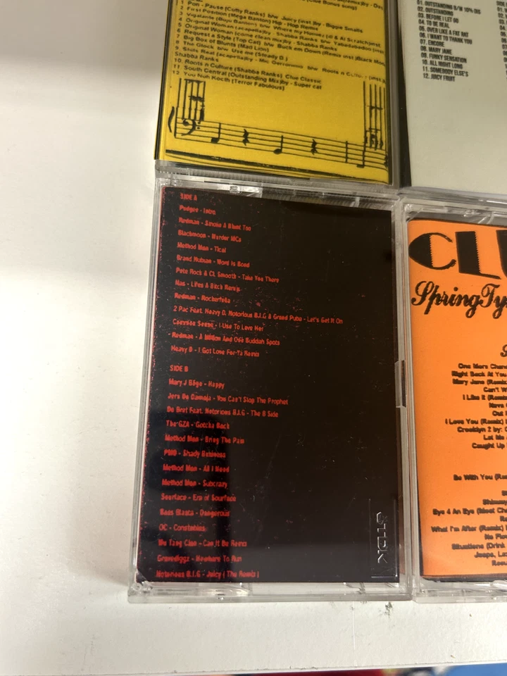 4X DJ CLUE 90S NYC PROMO HIP HOP RAP REGGAE MIXTAPE CASSETTE TAPES - Bild 3 von 4
