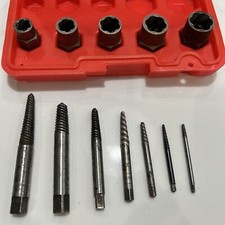 12 PIECE NUT BOLT SCREW EXTRACTOR KIT CRAFTSMAN 3, 5, 7, 9, 10 + VARIOUS SPIRAL