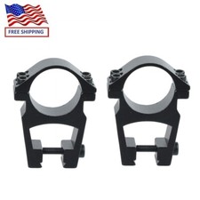 High Profile 2 Pcs See-Through 25.4mm Scope Rings Scope Mount For Dovetail Rail