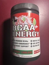 EVL Evlution Nutrition BCAA Energy Powder Cherry Limeade 30 Servings Exp 2026