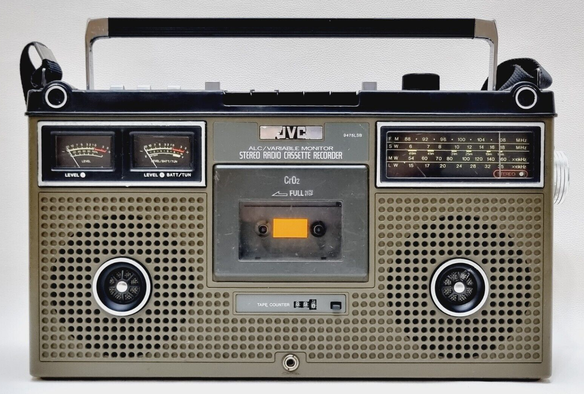 Vintage JVC Boombox 9475LSB Cassette Player 🌈 Super Rare 🌈 For