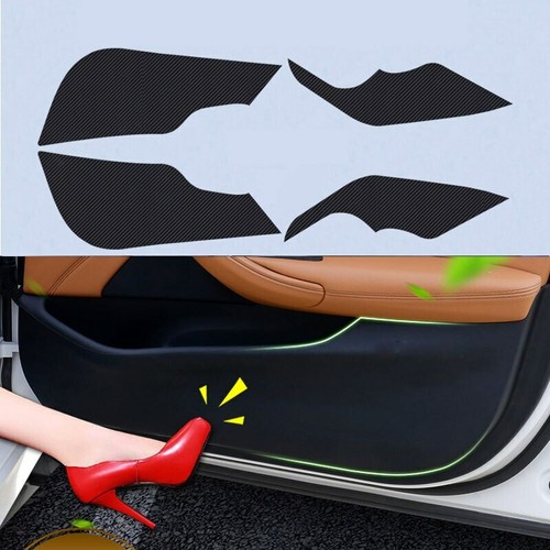 Car Door Side Edge Anti kick Protection Film Carbon Fiber Sticker For Honda FIT - Picture 1 of 5