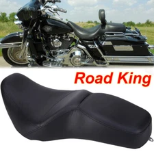 For Harley Touring Road King EFI FLHR 2-up Driver Passenger Cushion Seat Low-Pro