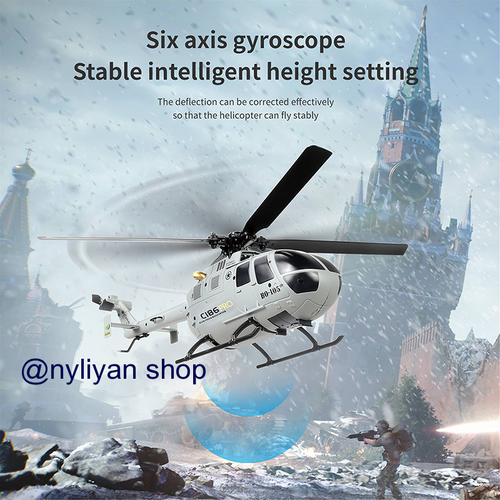 C186 2.4G Rc 6 Axis RED Drone Race Helicopter Wlectronic Gyroscoop Stabilisatie - Picture 4 of 9