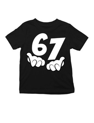 Kinder T-Shirt ''67'' Aufdruck mit lustiger Botschaft Geschenk Jungen & Mädchen