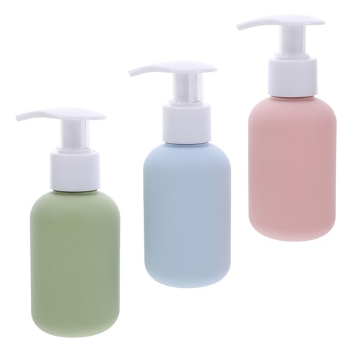 Dispenser doccia bagno 3 pezzi flaconi vuoti shampoo e balsamo - Foto 9 di 12