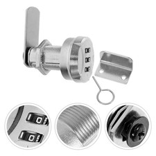 2 Sets File Cabinet Lock Replacement Password Coded Combination for Doors