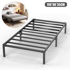 Strong Single Bed 3ft Metal Bed Frame Bedroom Furniture