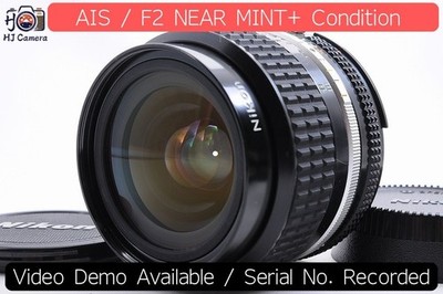 [NEAR MINT+] Nikon AI-S AIS Nikkor 24mm f/2.0 Fast Wide Angle MF Lens Japan