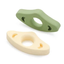 Book Page Holder, 2 Pack Breathable Silicone Thumb Page Holder for Reading, I