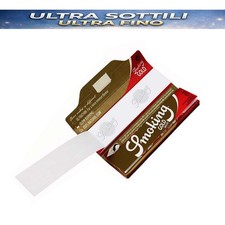 Cartine Smoking Gold King Size + Filtri Carta | Scegli Lotto 12 24 48 Libretti