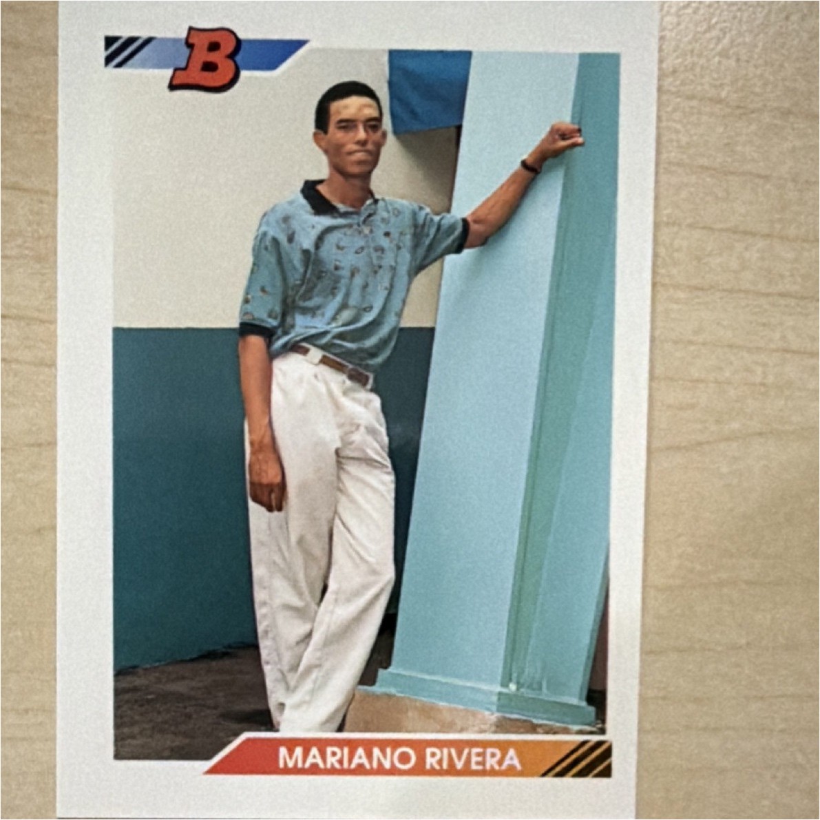 1992 Bowman Mariano Rivera #302 Yankees Baseball MLB Trading Card