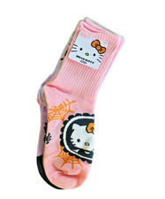 HELLO KITTY 5 pair Crew Socks Halloween Themed 