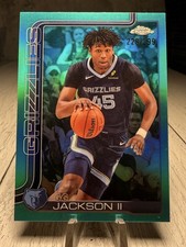GG Jackson II | 2025 Topps Chrome Teal Refractor #’d /299 #199 Memphis Grizzlies