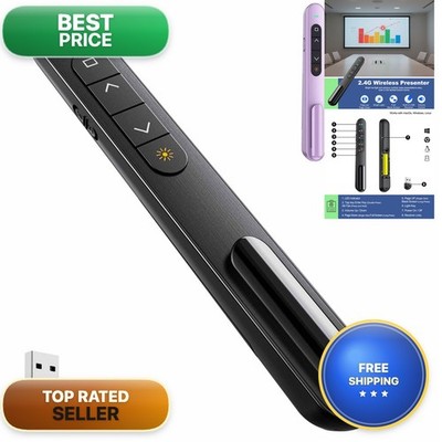 Qui Presentation Clicker Volume Control Wireless Presenter Remote Bk600