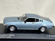 MINICHAMPS 1/43  TOYOTA CELICA 1975 LIGHT BLUE METALLIC 670928