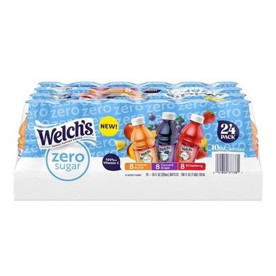 Welch's Zero Variety Pack 10 fl. oz., 24 pk. 