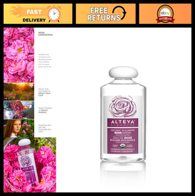 Organic Rose Water Toner 17 Fl Oz | Hydrating Facial Mist for All Skin Types | R
