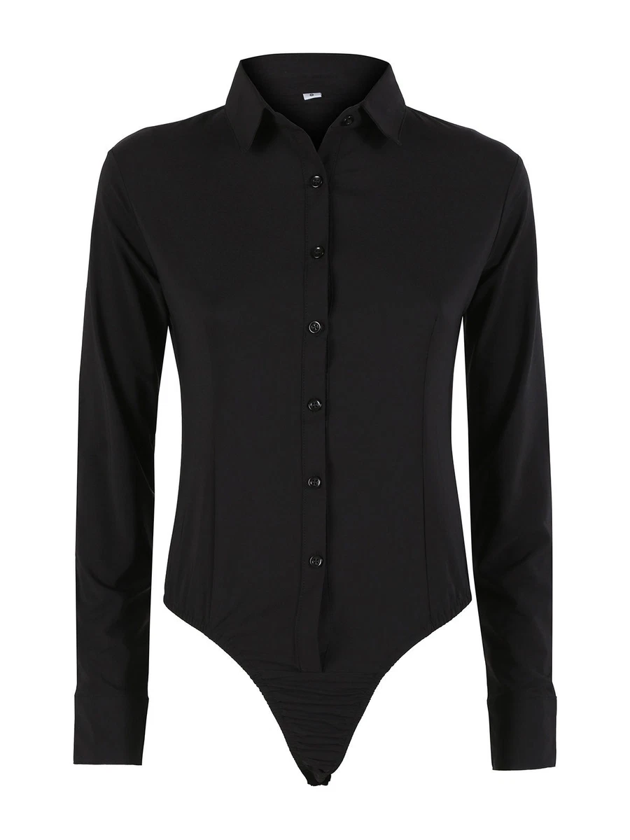 ESTASI Camicia basica in cotone con colletto SENNA Bianca Prezzo 49,00
