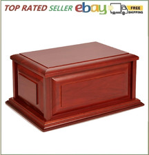MAKEY'S Extra Large Urns for Human Ashes Adult Male,Cremation Urn,Handmade Wo...