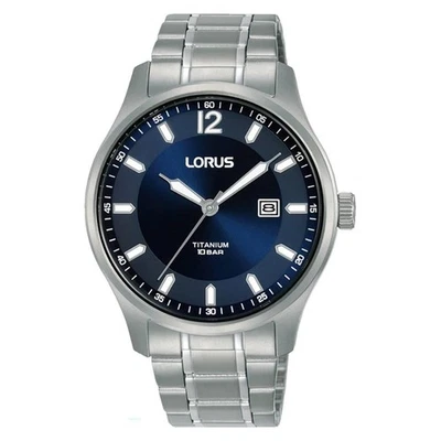 Reloj Lorus RH997QX9 Caballeros Cuarzo Titanio Fecha Dial 100m con R Garantía 2 Años - Imagen 1 de 3