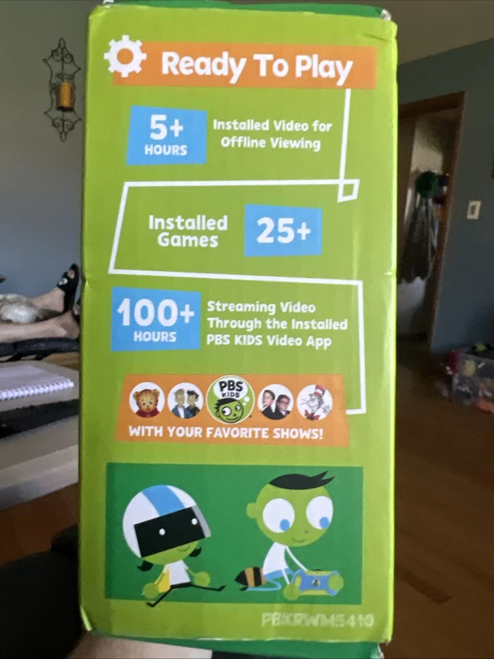 Ematic PBS Kids 7" 16GB Playtime Pad Tablet Tested Works - Image 2 of 4