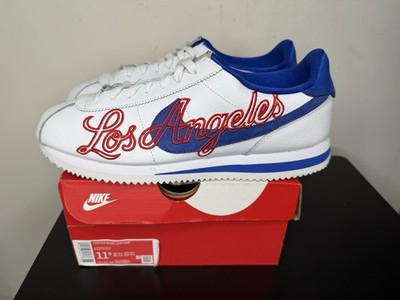 Nike Cortez Basic Leather Los Angeles Dodgers White DA4402-100