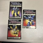 Vintage Transformers Instr. Booklets – Thundercracker, bluestreak, sunstreaker