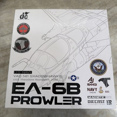 1/72 Jc Wings US NAVY EA-6B PROWLER VAQ-141 Shadowhawks Magentic Edition
