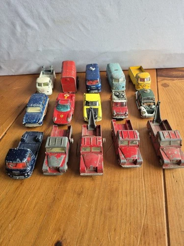 Job Lot of 15 Vintage Corgi  models for restoration or parts