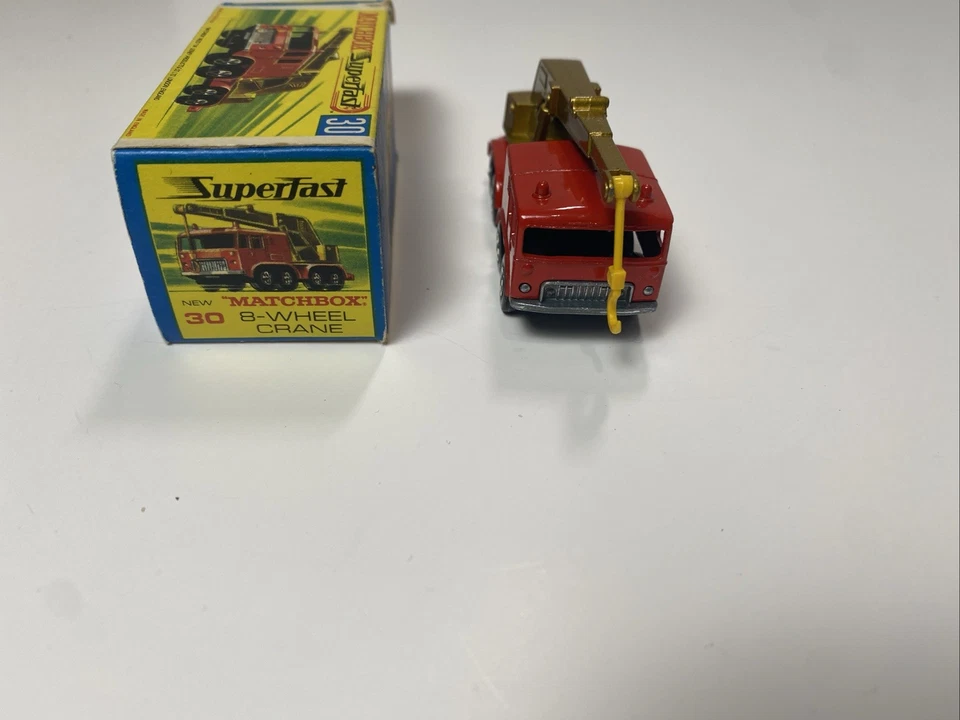 Camión grúa Matchbox Superfast Nº30c 8 ruedas en caja original 1970 Foto 3 de 4