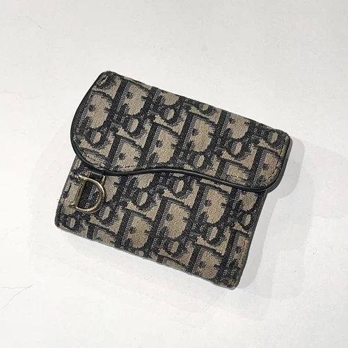 Selle portefeuille Dior bleu lotus du Japon RA