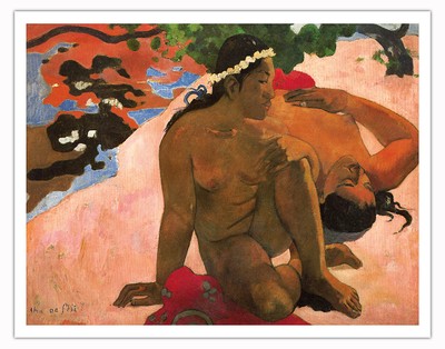 Aha Oe Feii - What Are You Jealous by Paul Gauguin 1892