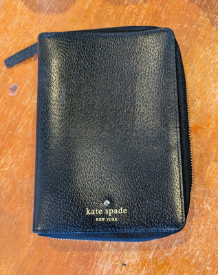 *Vintage*Kate Spade Black Planner Agenda Organizer 