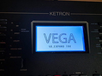 Ketron VEGA elektrisches Keyboard 61 Tasten Mikrofon-Eingang schwarz