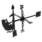  Yard Weathervane Wind Direction Indicator Garden Steel Roof Mount