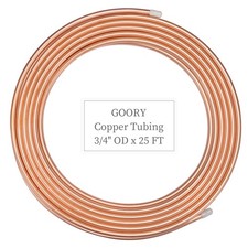 Copper Tubing 3/4" OD x 0.687" ID x 25 Ft 99.9 C12200 ASTM B280 T2