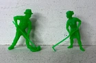 VTG 1960s Marx ? Set of 2 Settler Pioneer Farmer Man Woman