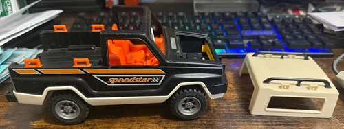 Playmobil Geobra 04 3399 Jeep "Speedstar" Pickup Truck Buggy Vintage 1993 Read