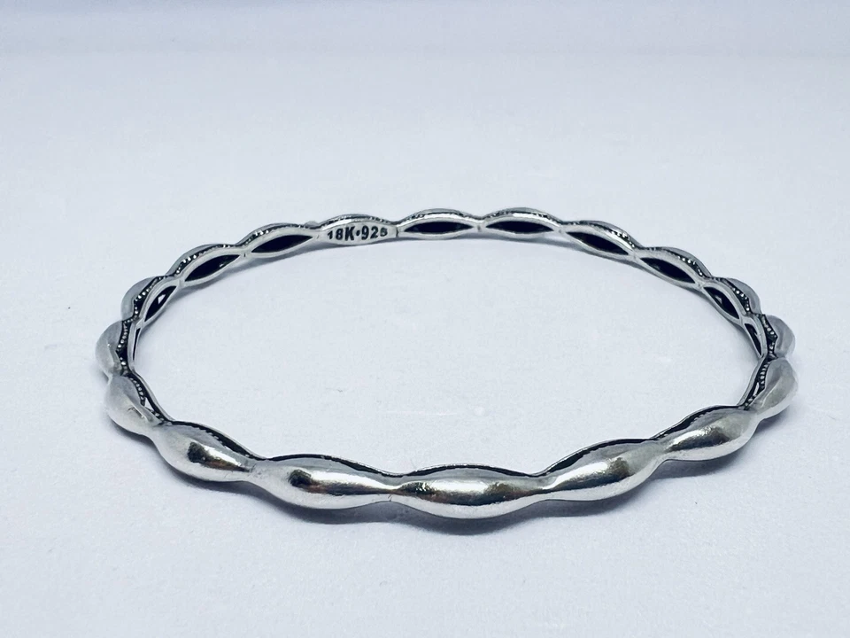 Brazalete Tacori de plata de ley 925 y 18 quilates Foto 4 de 4