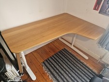 IKEA Bekant White Corner DESK with Assembly Instructions