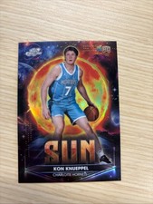 2025-26 Topps Cosmic Chrome Kon Knueppel Planetary Pursuit Sun Charlotte Hornets
