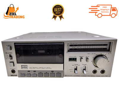 Akai UC-F3 Stereo Kassetten Deck HD Metallkopf IPLS Dolby System Silber EU